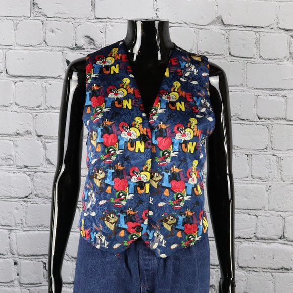 1980's Vintage Looney Tunes Vest - Picture 2 of 9
